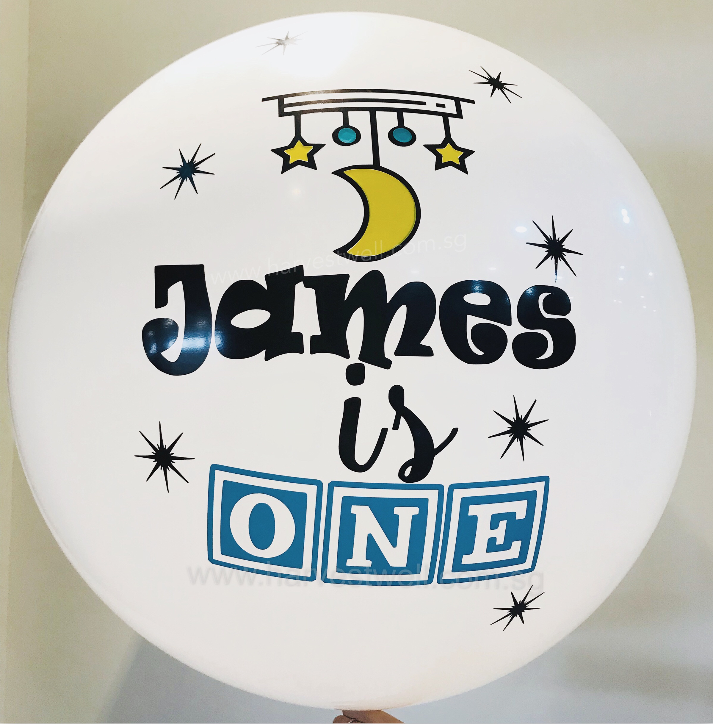 Happy Birthday Customised Jumbo Latex Balloon Singapore